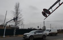 В Ярославле повредили новый ограничитель высоты большегрузов