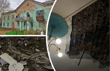 В Ярославле рухнул потолок в предназначенном к расселению доме