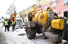 Работы по пешеходной зоне на Нахимсона в Ярославле начали с прокола