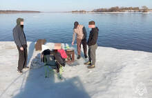 Ярославская полиция установила личности отдыхающих на дрейфующей льдине