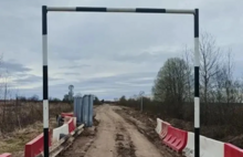 В Ярославской области забетонировали ограничитель для большегрузов