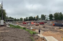 На месте стадиона «Спартаковец» в Ярославле смонтировали каркас амфитеатра