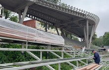На месте стадиона «Спартаковец» в Ярославле смонтировали каркас амфитеатра