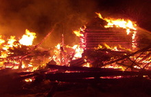 В Ярославской области сгорел дом