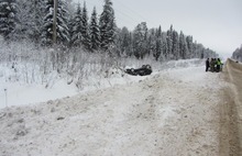 В Ярославской области перевернулся Фольксваген