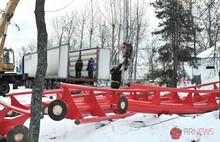 В Ярославле в Городском парке разбирают «Золотую стрелу». Фоторепортаж