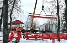 В Ярославле в Городском парке разбирают «Золотую стрелу». Фоторепортаж