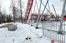 В Ярославле в Городском парке разбирают «Золотую стрелу». Фоторепортаж