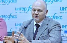 Адвокат мэра Рыбинска Юрия Ласточкина Рубен Маркарьян на пресс-конференции: «Чуда от суда мы не ждали...». Фоторепортаж