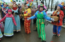 В Ярославле Надежда принимала парад масленичного войска