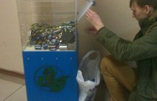 100 килограммов батареек из Ярославля отправили на переработку в Челябинск. С фото