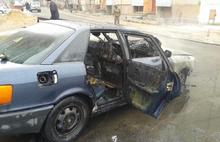 В Рыбинске Ярославской области сгорел автомобиль