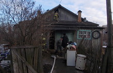 В Ярославле горел жилой дом на четыре семьи