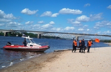 В Ярославле на Тверицком пляже прошла тренировка по спасению на воде