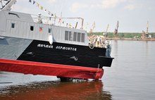 В Ярославле спущен на воду десантный катер «Мичман Лермонтов»