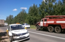 В Рыбинском районе такси сбило мопед