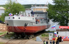 В Ярославле спущен на воду танкер-заправщик с высокой для реки ледовой категорией