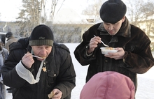 В Ярославле  проходит постоянно действующая акция «Накорми голодного». Фоторепортаж