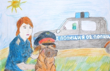 Дети полицейских Ярославской области нарисовали своих родителей ко Дню семьи, любви и верности