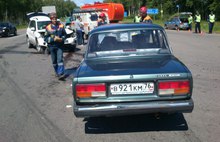 В Ярославле двое травмированы в результате столкновения машин в Брагино