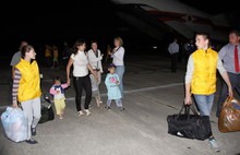 В Ярославскую область прибыл третий самолет МЧС России с украинскими беженцами