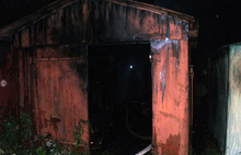 В Рыбинске сгорели гаражи
