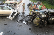 В Тутаевском районе при лобовом столкновении «Рено Меган» и «ВАЗ 2111» погиб водитель