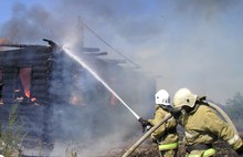 В Некрасовском районе сгорел дом