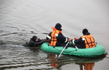 В Ярославле прошла тренировка по спасению человека из реки в период ледостава