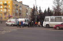 В Рыбинске утром в аварию попала маршрутка