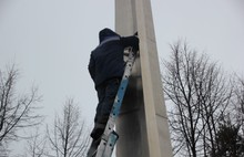 На Обелиск Славы в парке на Липовой горе вернулся орден Великой Отечественной войны