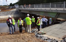 В Большесельском районе Ярославской области рухнул мост