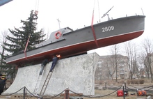 В Рыбинске памятный «Катер» вернулся на свое место