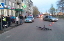 В Рыбинске иномарка столкнулась с велосипедом