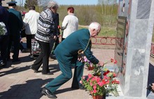 В Ярославле открыли памятник воинам-землякам из деревни Парково