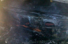 BMW Х5 сгорела в частном автосервисе в Рыбинске