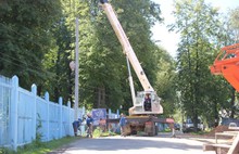 На Туговой горе в Ярославле благоустраивают территорию у церкви Параскевы Пятницы