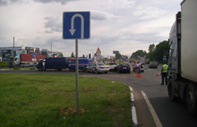 В Ярославском районе столкнулись сразу пять машин
