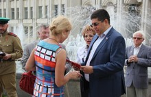 В Ярославле состоялось торжественное открытие проекта «Цветы Победы»