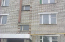 В Ярославле обрушился фасад жилого дома