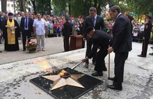 В Гаврилов-Яме зажжен Вечный огонь