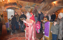 Прощеное воскресение в храме Михаила Архангела в Бору под Угличем Ярославской области