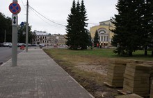 В ближайшие дни определятся сроки окончания ремонта площади Волкова