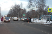 В Ярославле иномарка сбила женщину на пешеходном переходе