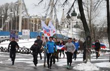 В Ярославле прошел спортивный забег в поддержку Российской легкоатлетической сборной