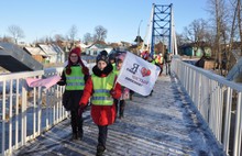 В поселке Борисоглебском Ярославской области открыт пешеходный мост