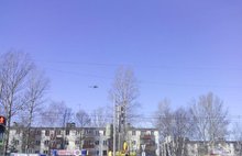 Ярославцы продолжают выкладывать фото вертолета с президентом