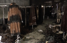 В салоне мехов в Депутатском переулке был совершен поджог