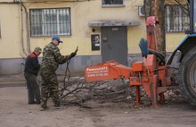 В центре Ярославля во дворах прошли субботники