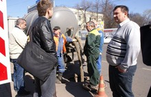 В Ярославле потренировались запускать фонтаны